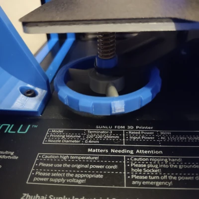 Núm Chỉnh Mặt Phẳng Giường In 3D Lớn 2 Mảnh