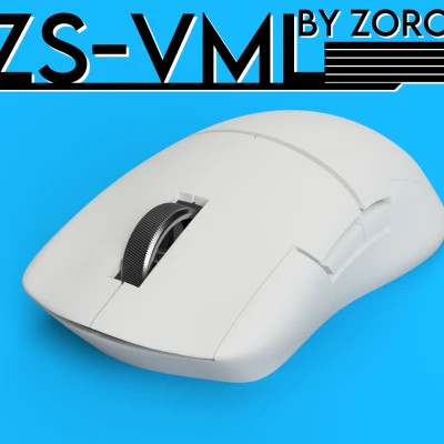 ZS-VML, Chuột Không Dây Đối Xứng In 3D Cảm Hứng Razer Viper Mini Cho G305