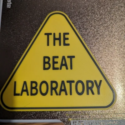 Biển Báo The Beat Laboratory