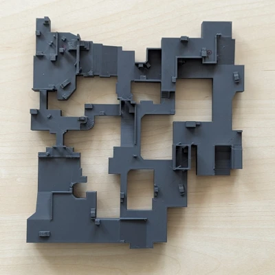 Tranh tường bản đồ CS:GO/CS2 Dust 2 (de_dust2)