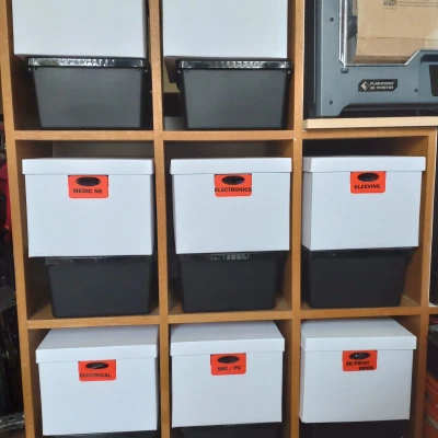 Cái Kẹp Nhãn và Tay Cầm Cho Hộp Ikea Tjena