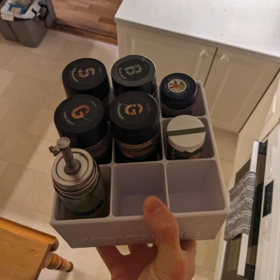 Hộp Sắp Xếp Gia Vị 3x3 Ø50 mm