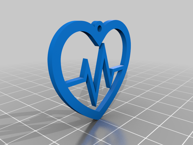 Bông tai mặt dây chuyền nhịp tim