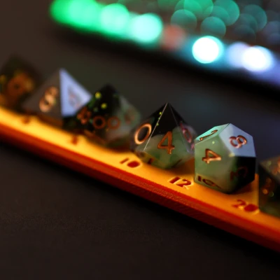 Giá đỡ hiển thị xúc xắc D&D có ghi giá trị d