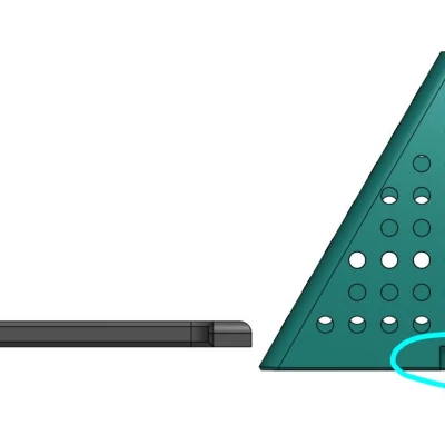 Máng cho ăn giun huyết dạng treo