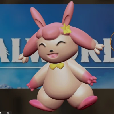 Mô hình 3D Floppi Palworld