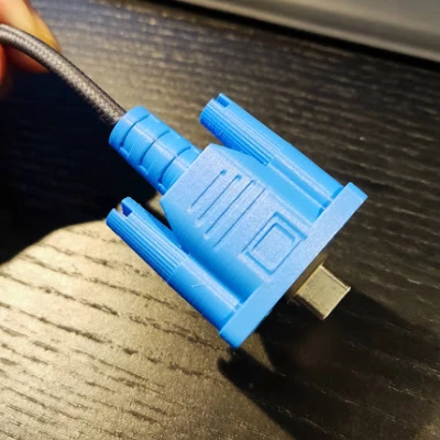Vỏ VGA cho USB C (dành cho kiểu cũ Ikea Lillhult USB C)