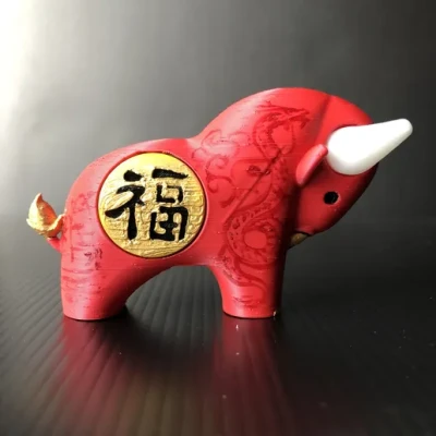 Năm Con Trâu - Đồ Chơi Nghệ Thuật Tết Nguyên Đán