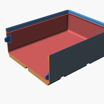 Khay Gridfinity Chia Đôi