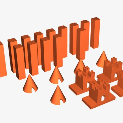 Bộ quân Catan - Lâu đài & Lều Teepee