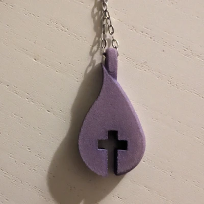 Mặt Dây Chuyền Nước & Chữ Thập