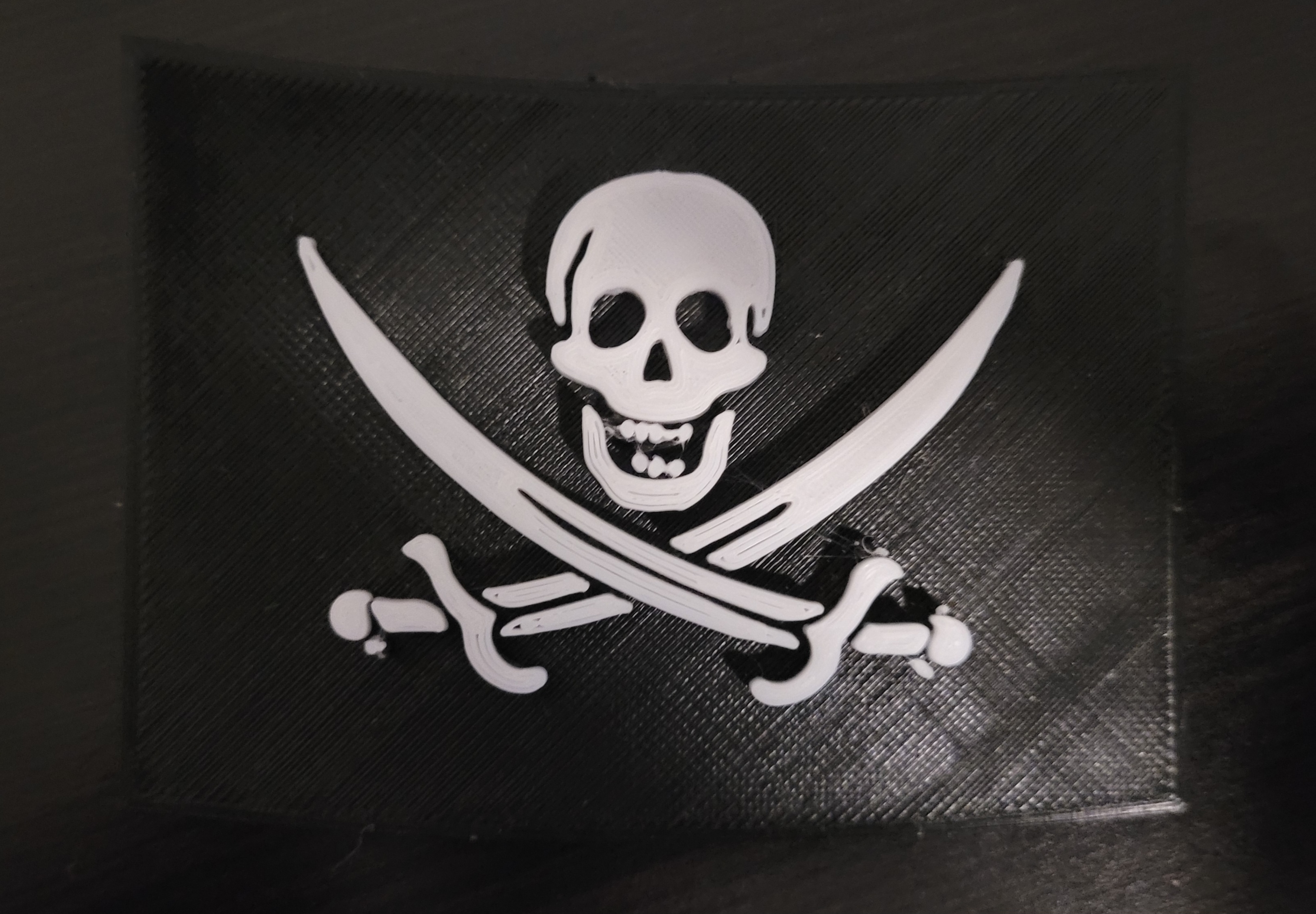 Cờ Jolly Roger trên tàu Black Pearl