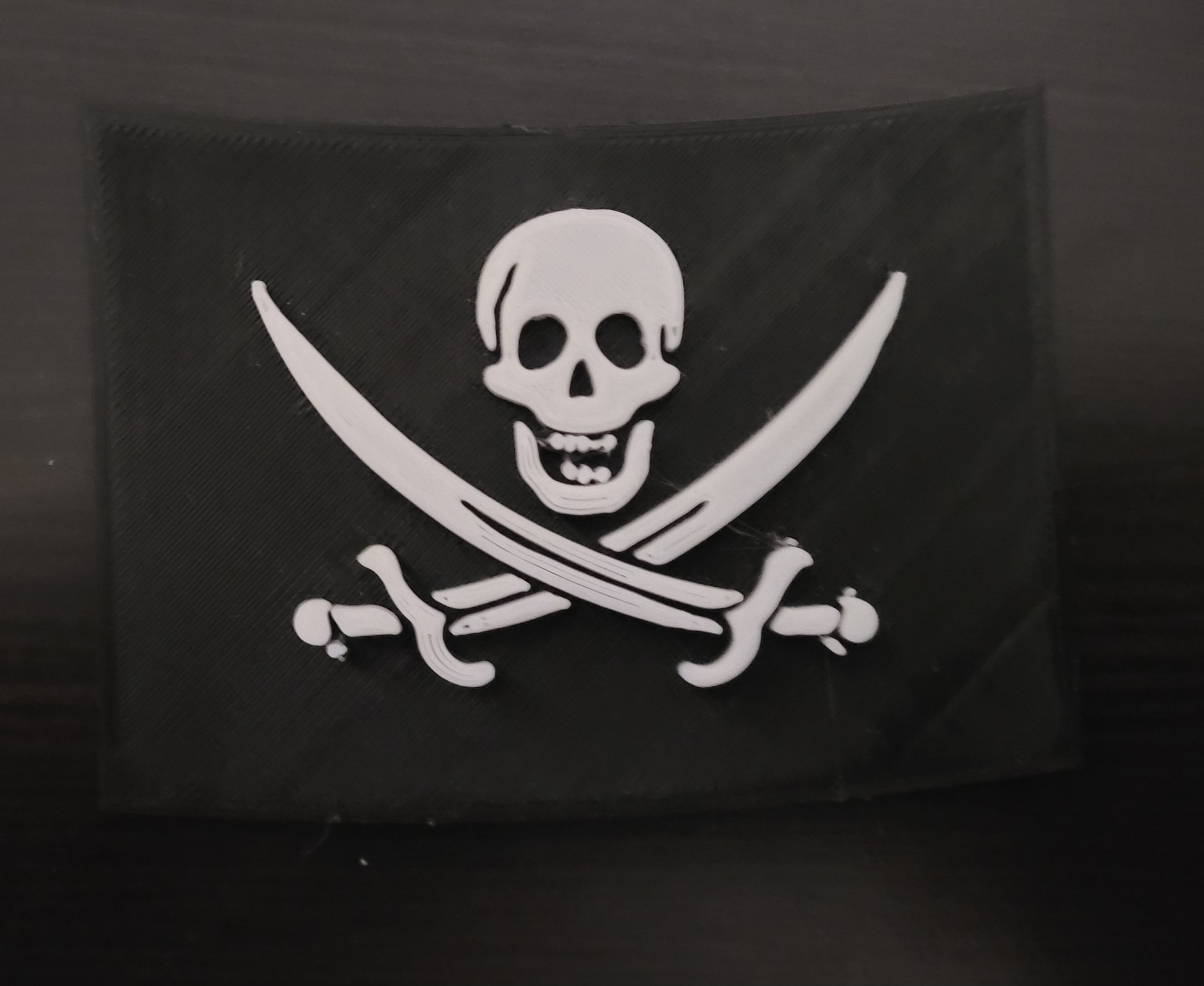 Cờ Jolly Roger trên tàu Black Pearl