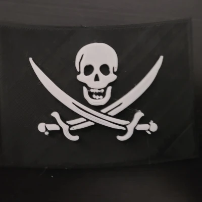 Cờ Jolly Roger trên tàu Black Pearl