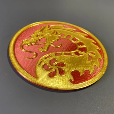 Đế Lót Ly Hình Rồng Chào Tết Nguyên Đán