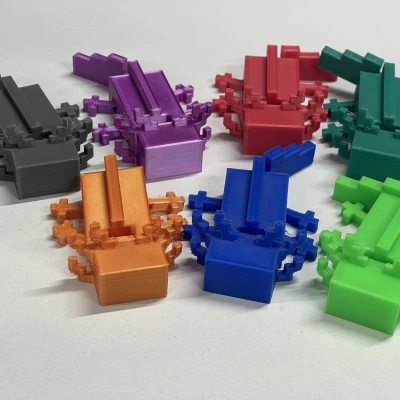 Rìu Minecraft Axolotl Khớp nối