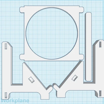 Giá đỡ Laptop Framework 16 dạng vỏ sò có quạt tản nhiệt