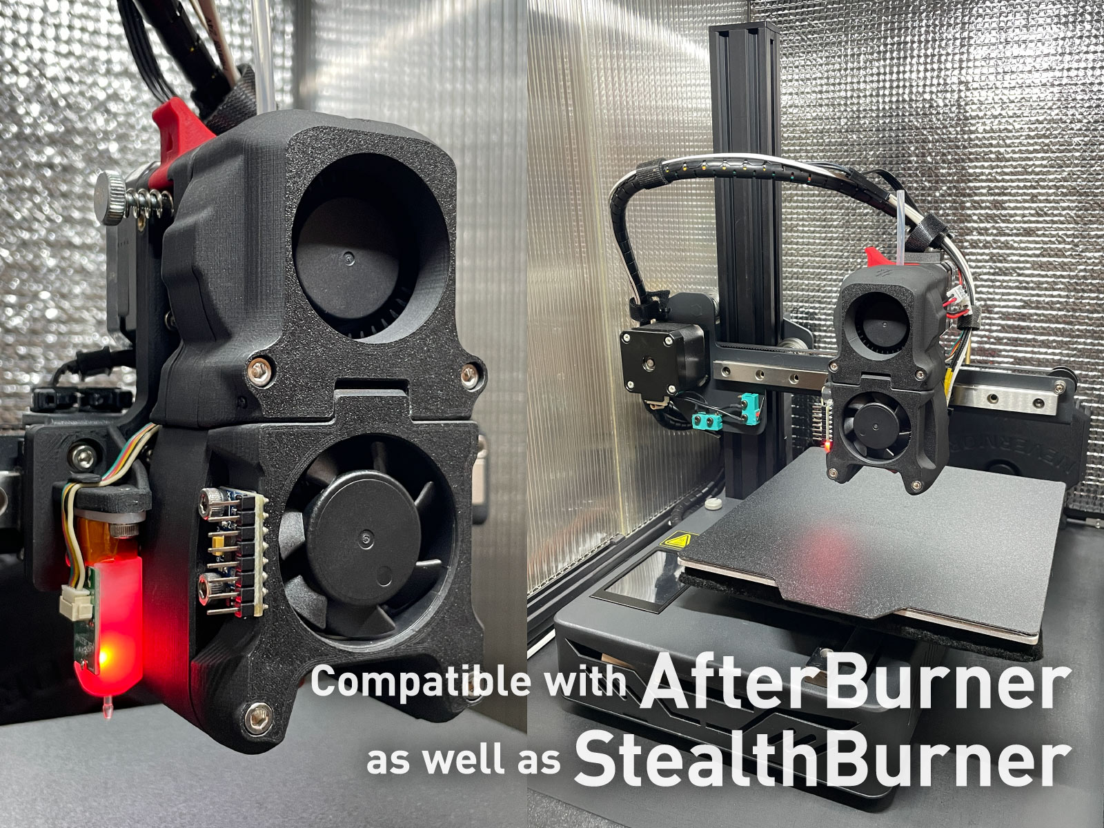 KP3S X-Carriage cho StealthBurner/AfterBurner