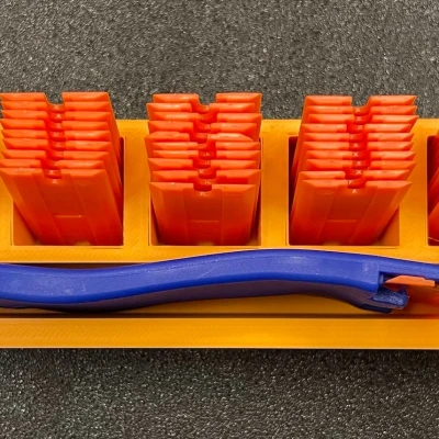 Hộp Đựng Dao Cạo và Lưỡi Dao Gridfinity 1x3 Cao ~5u