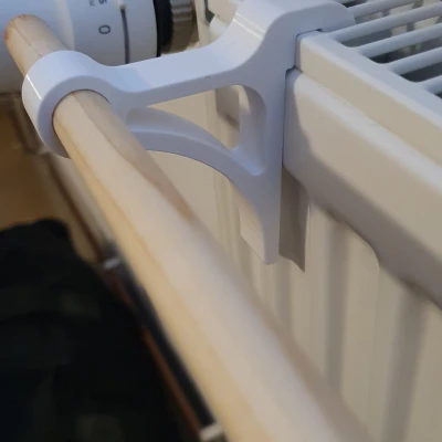 Móc tản nhiệt cho thanh treo khăn - Bản Remix