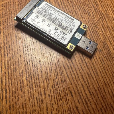 Vỏ Case mSATA ra USB, Vỏ bảo vệ mSATA kèm Adapter USB