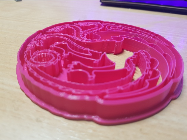 Khuôn cắt bánh House Targaryen - Game of Thrones