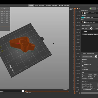 Siêu Hộp Đựng Đồ Để Bàn Trừu Tượng