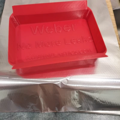 Khay hứng mỡ cho bếp nướng Weber BBQ