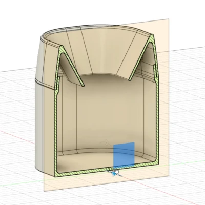 Thùng Chứa Mảnh Vụn In 3D