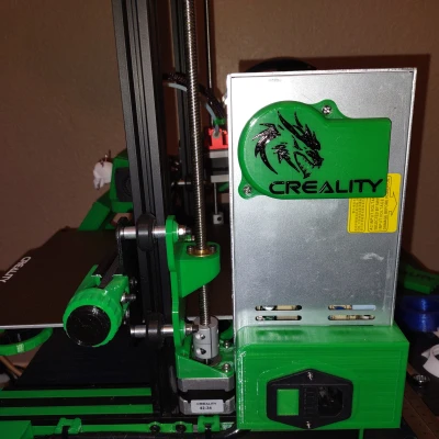 Chắn Quạt Nguồn Creality Cho Ender 3/Ender 3 Pro Có Rồng Của John Cuccia