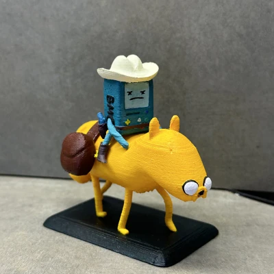 BMO và Jake (như ngựa lười) - Adventure Time