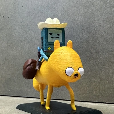 BMO và Jake (như ngựa lười) - Adventure Time
