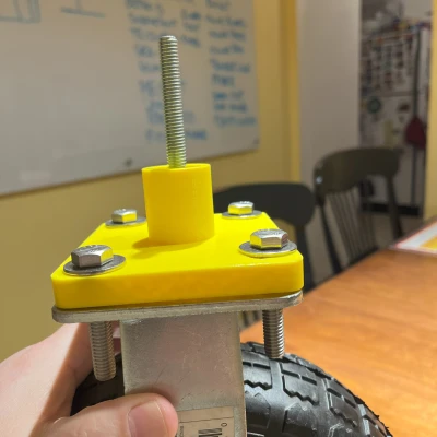 Tấm Gắn Bánh Xe cho Lốp Khí Nén Haul Master 10" dùng Ống ren Maker Pipe