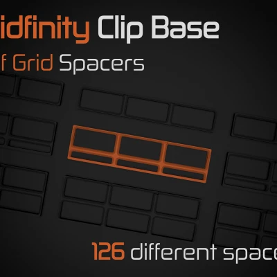 Gridfinity Clip Base - Miếng Độn Nửa Ô Lưới