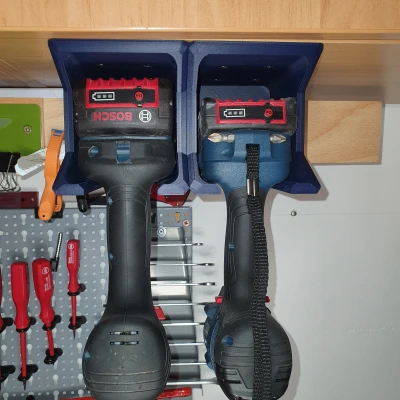 Giá đỡ dưới kệ cho máy siết ốc, máy bắn vít không dây Bosch Professional