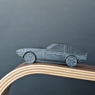 Mô hình Datsun 240z in liền mạch kèm bánh xe quay