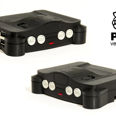 Vỏ Case Raspberry Pi 4 Kiểu N64