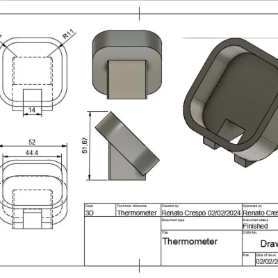 Đế Nhiệt Kế AINIV