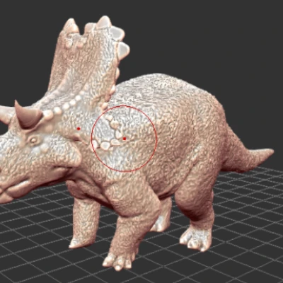 Mô hình 3D Khủng long Mercuriceratops