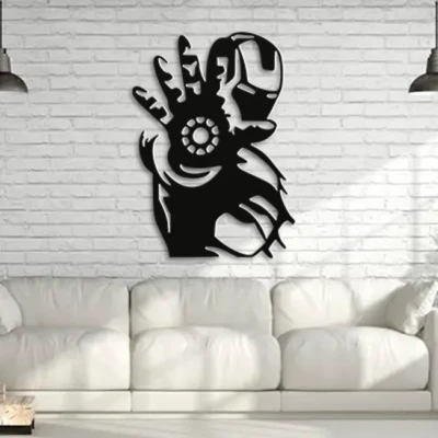 Mô hình Iron Man Cắt Laser và In 3D Trang Trí Tường