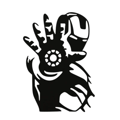 Mô hình Iron Man Cắt Laser và In 3D Trang Trí Tường