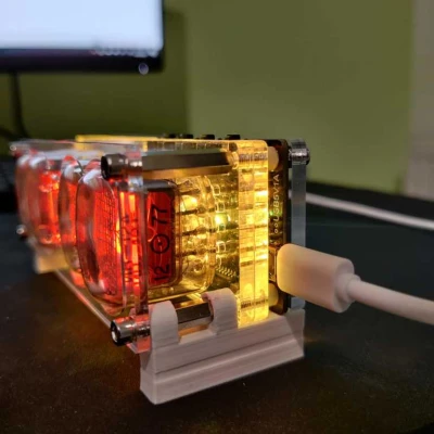 Chân đế đồng hồ Nixie đơn giản