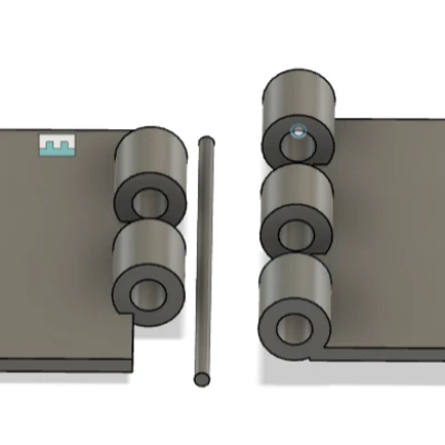 Bản Lề Chức Năng Có Thể Dán Keo