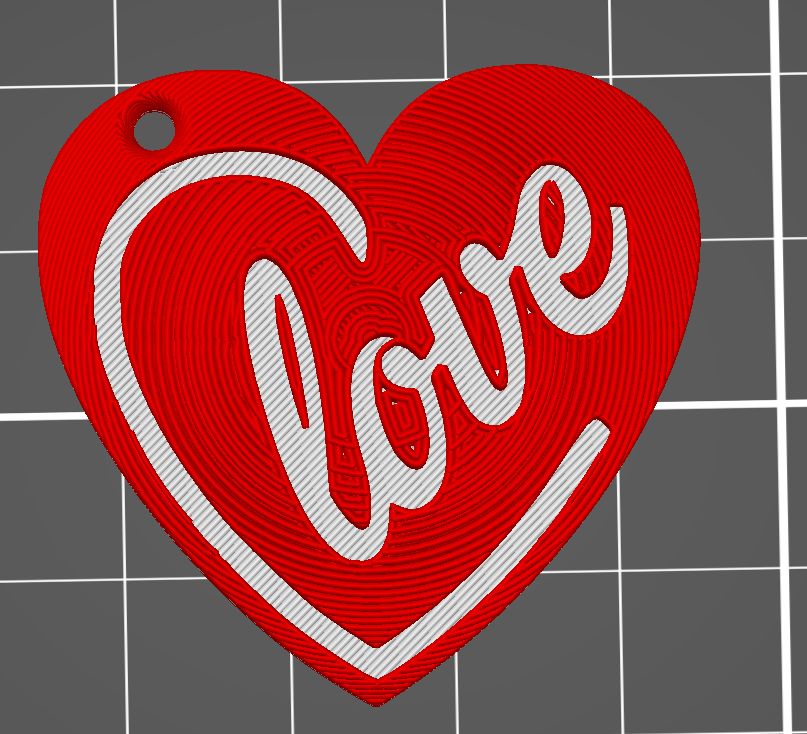 Móc khóa Valentine - Tình yêu