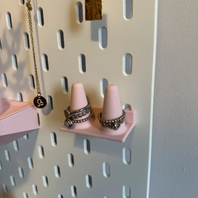 Giá đỡ nhẫn Ikea Skadis - Giá đỡ trang sức