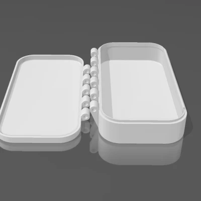 Hộp có bản lề đóng mở bằng kẹp