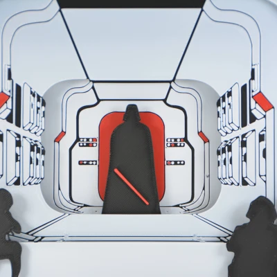 Hộp bóng đổ Star Wars: Cảnh đổ bộ lên tàu Tantive IV