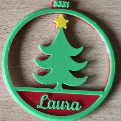 Trang Trí Noel Hình Quả Cầu Tùy Chỉnh Tên