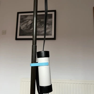 Kẹp cột anten cho anten Slim G 2m dùng cho SOTA, nhất là ngày gió