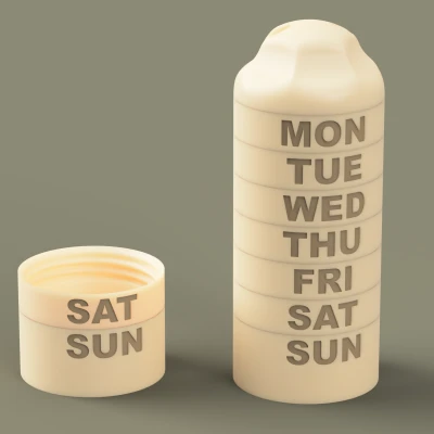 Hộp đựng thuốc dạng vít